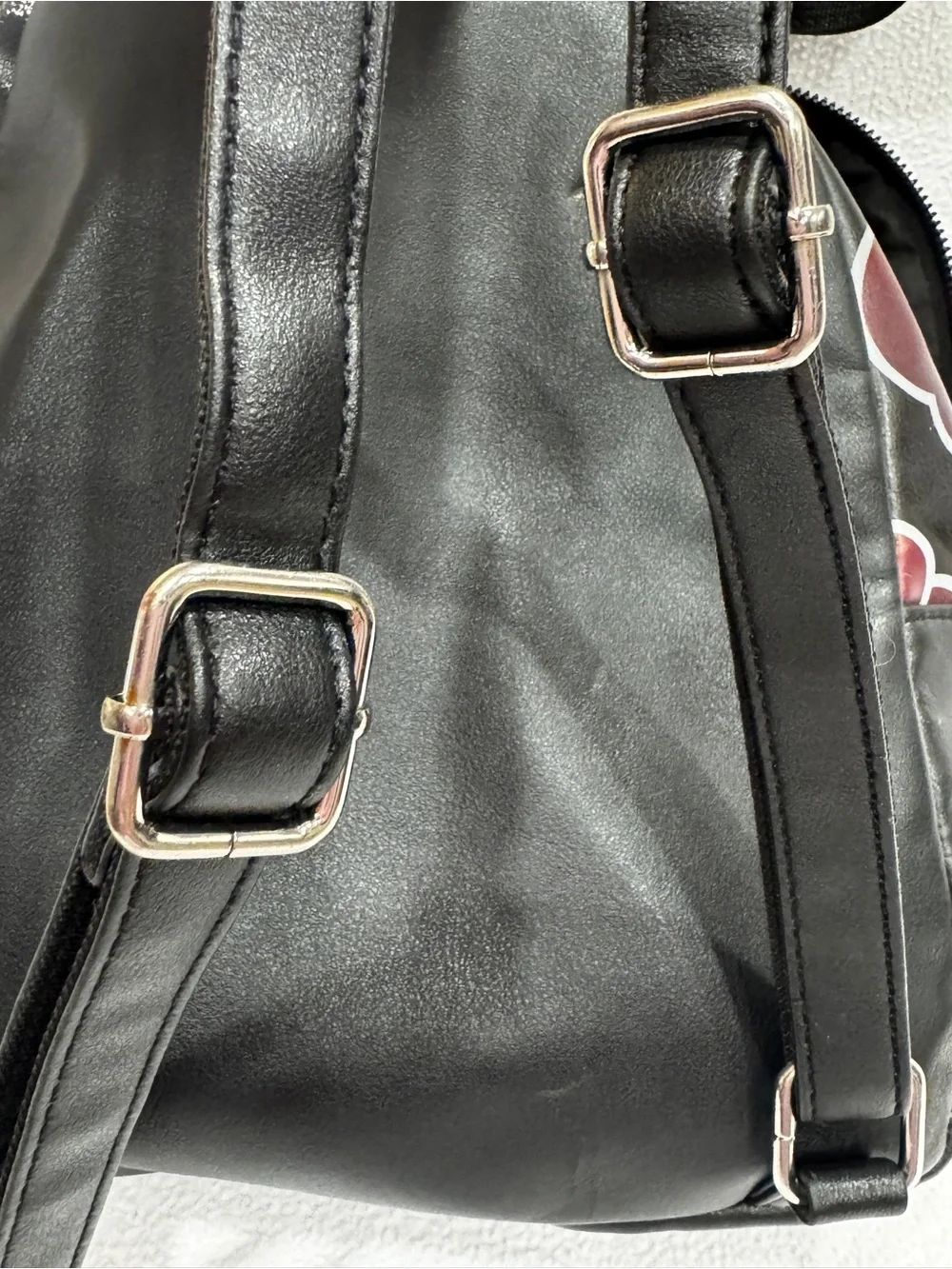 Itachi Akatsuki Graphic Black Mini Backpack